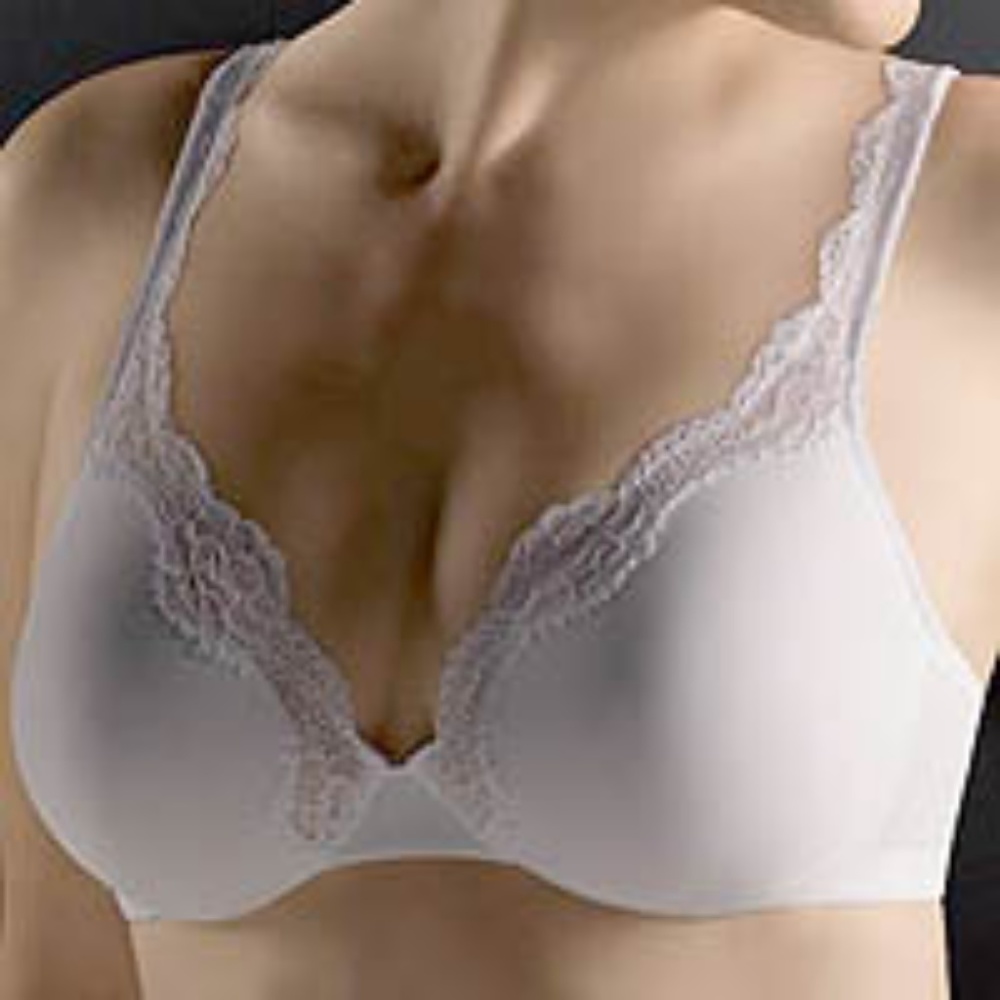 NWT Olga 35061 Smoothback Supreme Support Bra Latt